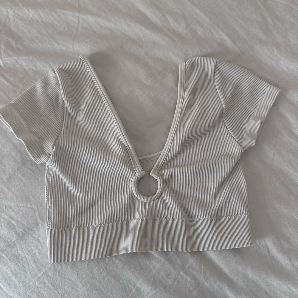 Aerie V-Neck Crop Top